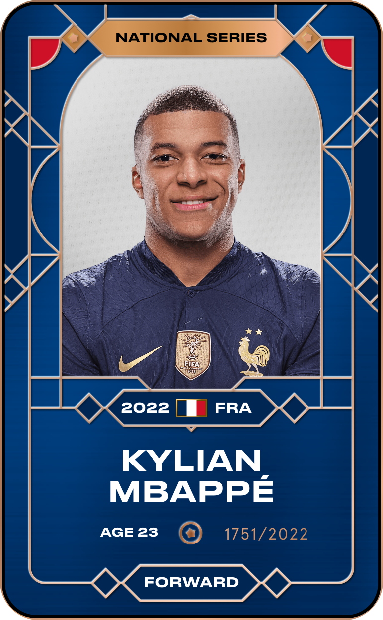 Kylian Mbappé 2022 • Custom Series 1751/2022