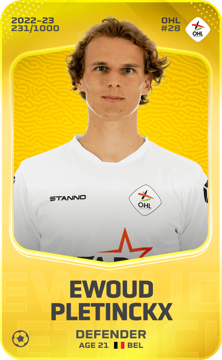 Ewoud Pletinckx 2022-23 • Limited 231/1000