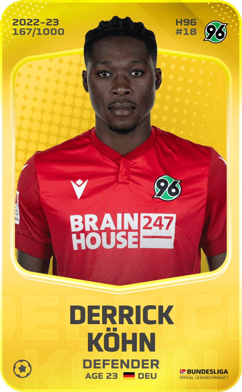 Derrick Köhn 2022-23 • Limited 167/1000