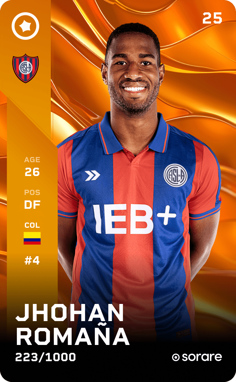 Jhohan Romaña 2025-26 • Limited 223/1000