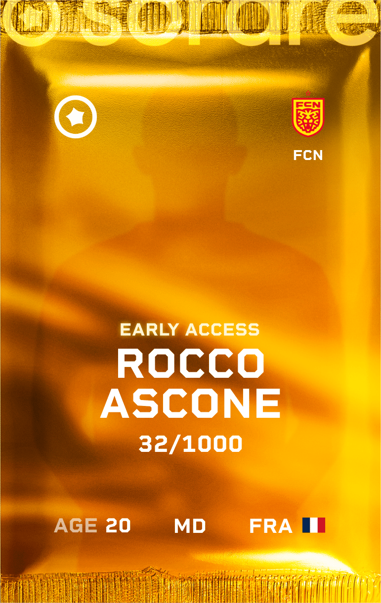 Rocco Ascone 2024-25 • Limited 32/1000