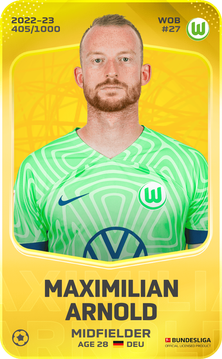 Maximilian Arnold 2022-23 • Limited 405/1000
