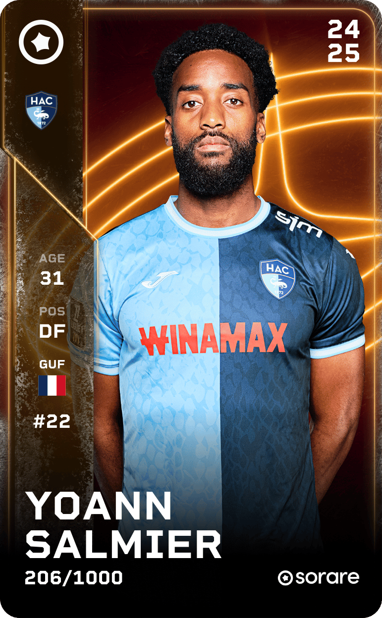 Yoann Salmier 2024-25 • Limited 206/1000