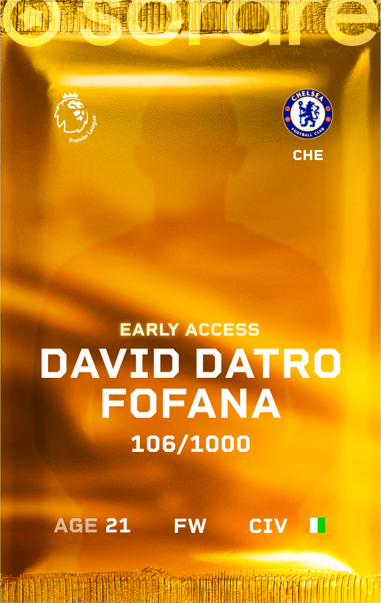 David Datro Fofana 2024-25 • Limited 106/1000