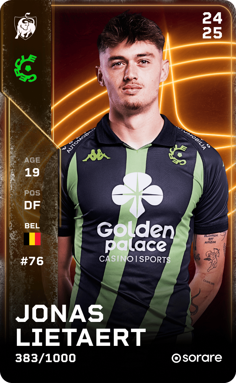Jonas Lietaert 2024-25 • Limited 383/1000