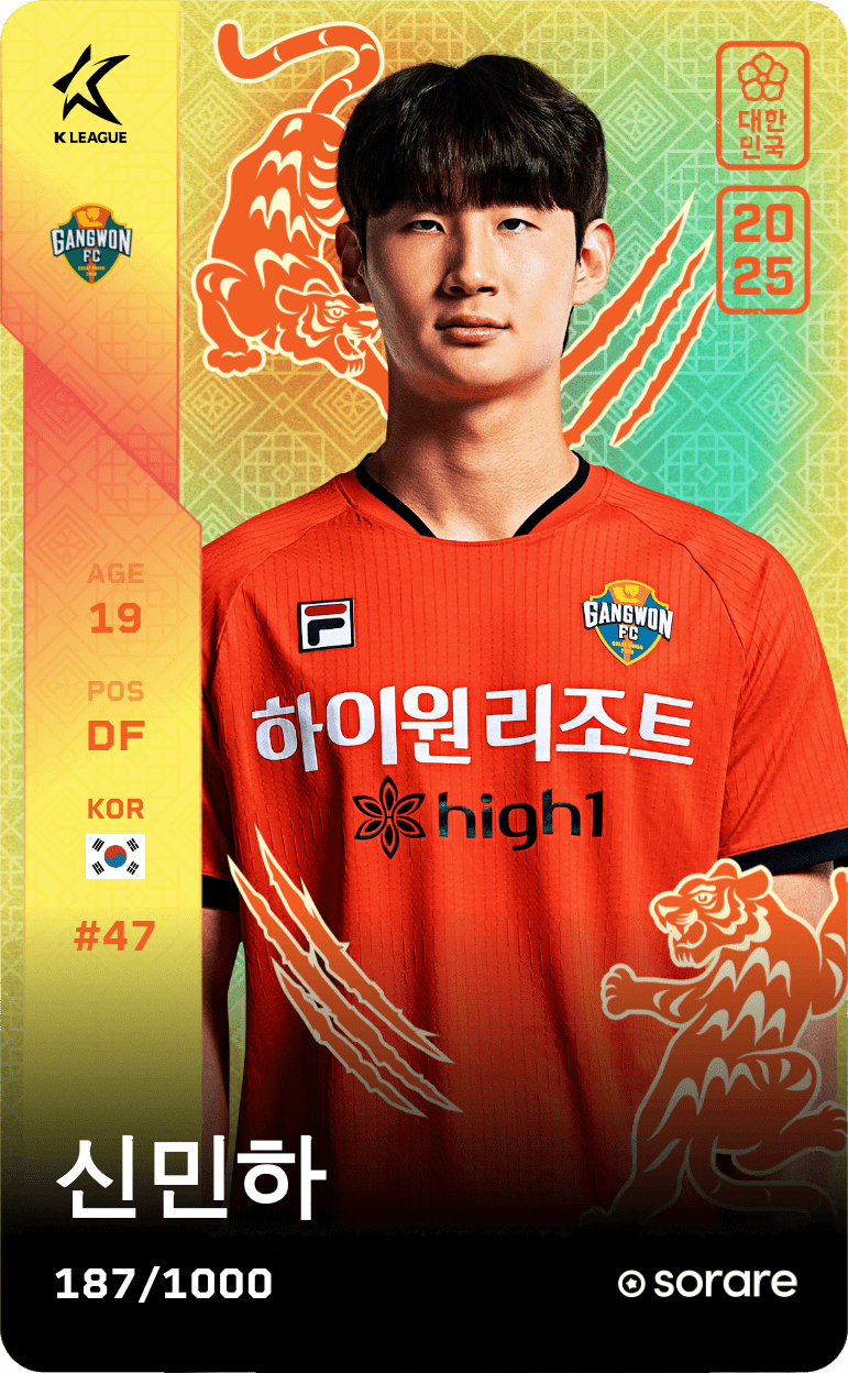 Shin Min-Ha 2025-26 • Limited 187/1000