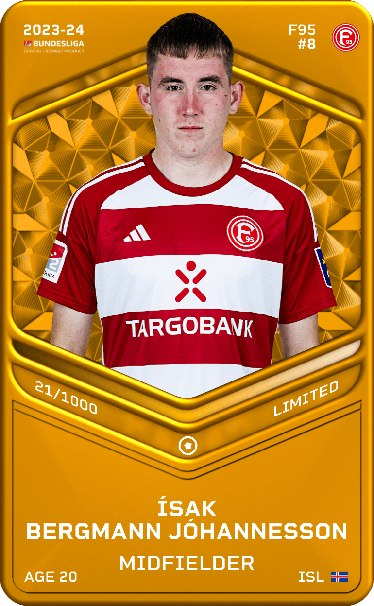 Ísak Bergmann Jóhannesson 2023-24 • Limited 21/1000