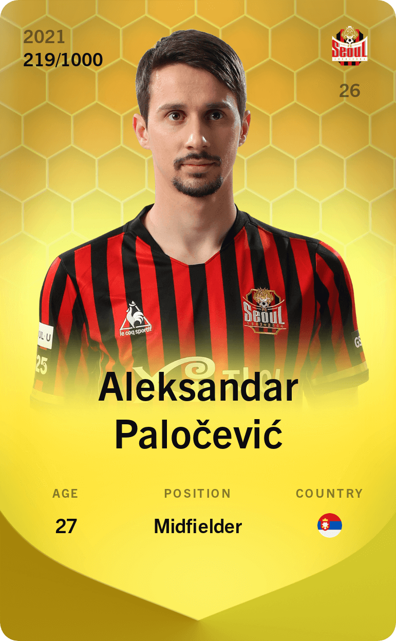 Aleksandar Paločević 2021-22 • Limited 219/1000