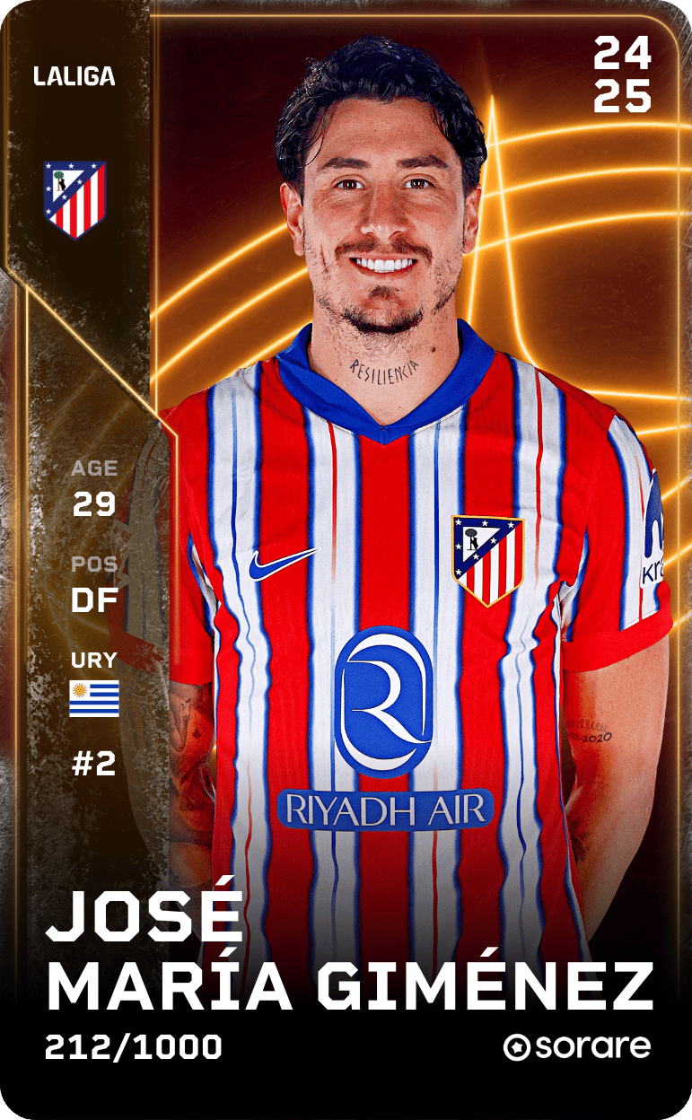 José María Giménez 2024-25 • Limited 212/1000