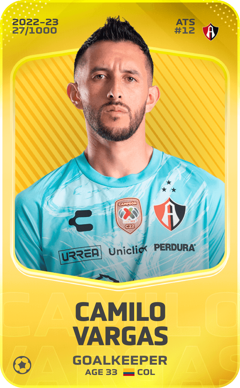 Camilo Vargas 2022-23 • Limited 27/1000