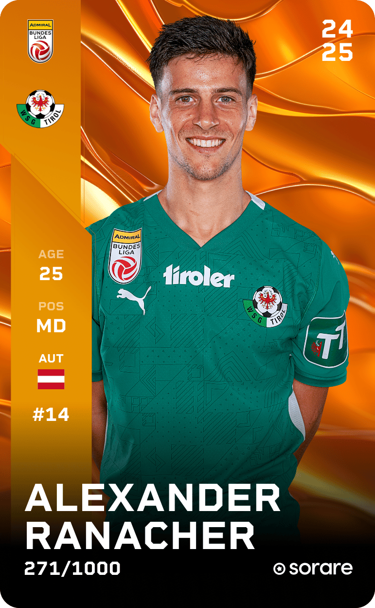Alexander Ranacher 2024-25 • Limited 271/1000