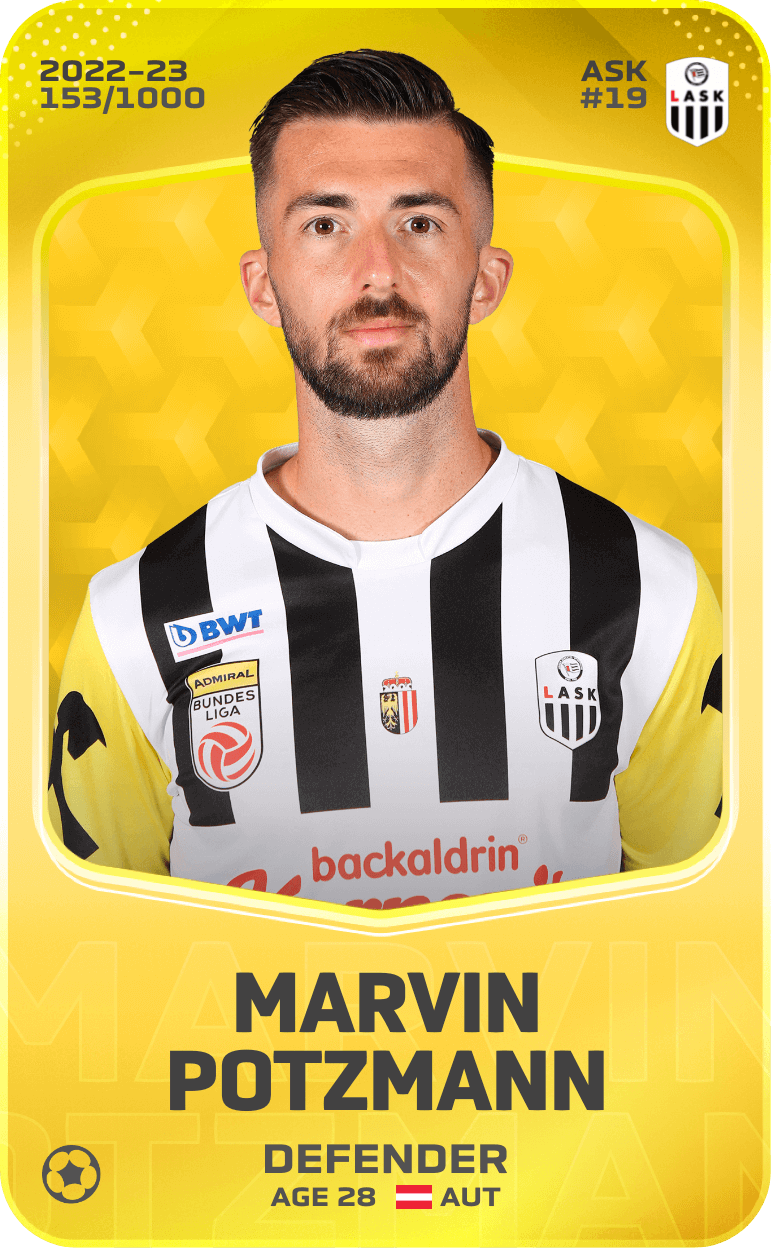 Marvin Potzmann 2022-23 • Limited 153/1000