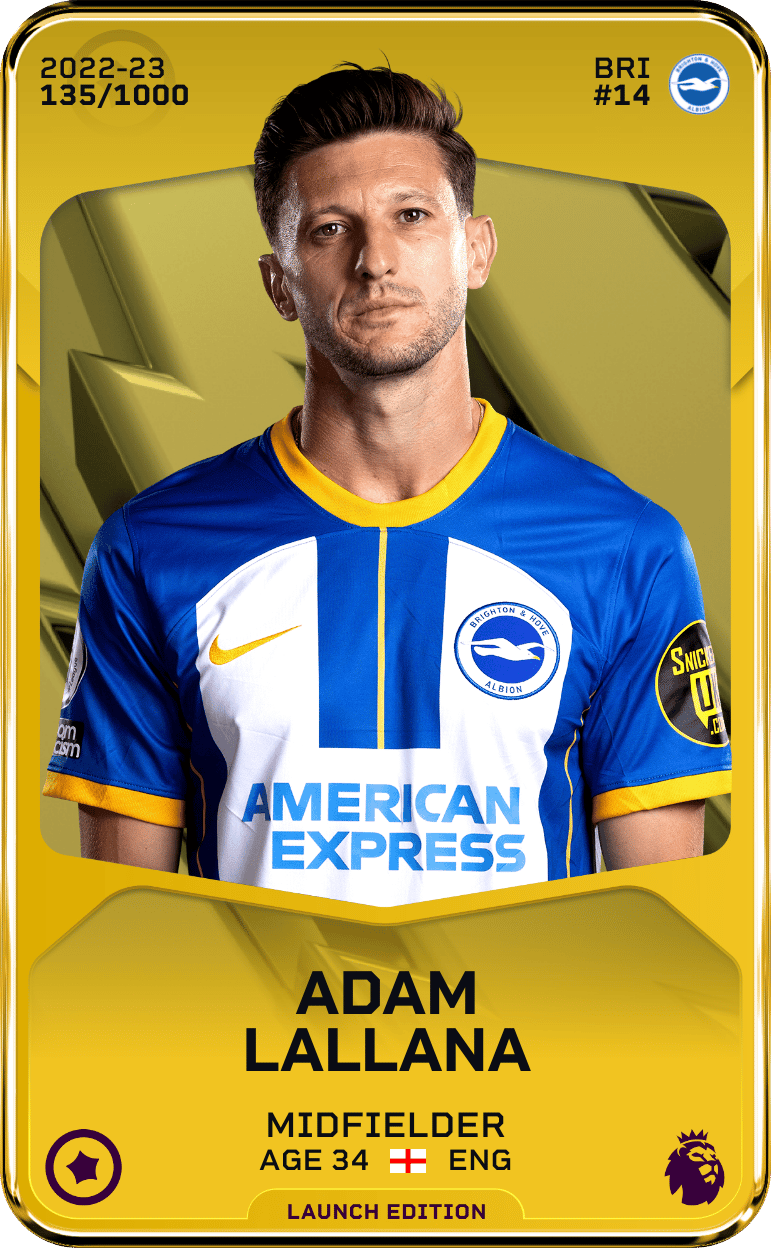 Adam Lallana 2022-23 • Limited 135/1000