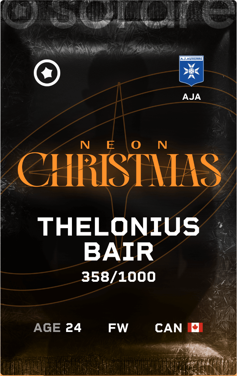 Thelonius Bair 2024-25 • Limited 358/1000