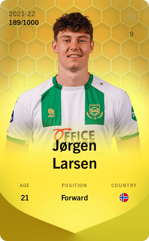 Jørgen Larsen 2021-22 • Limited 189/1000