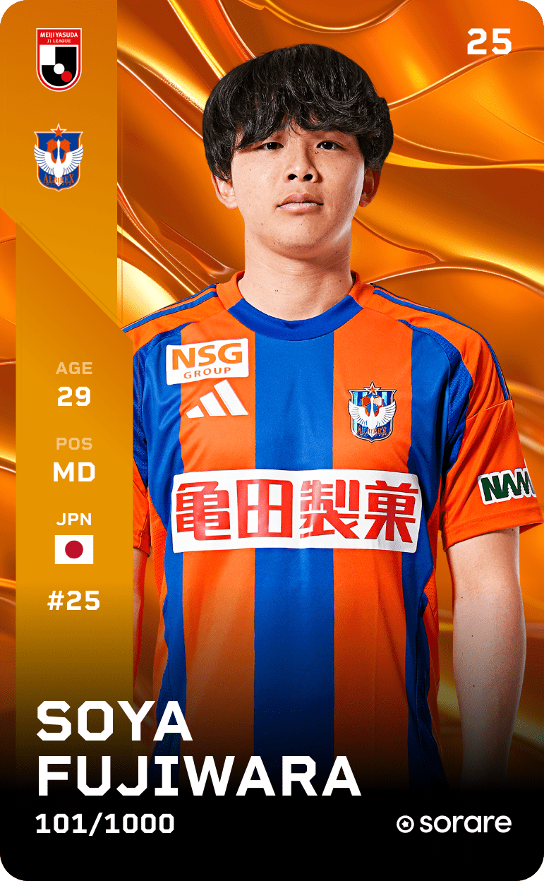 Soya Fujiwara 2025-26 • Limited 101/1000