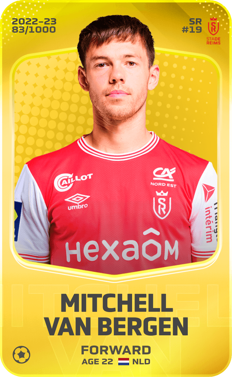 Mitchell van Bergen 2022-23 • Limited 83/1000