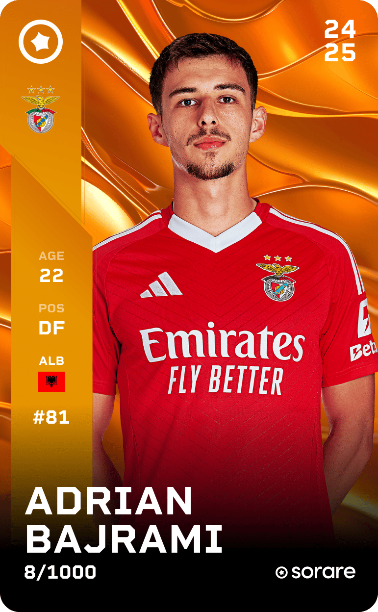 Adrian Bajrami 2024-25 • Limited 8/1000