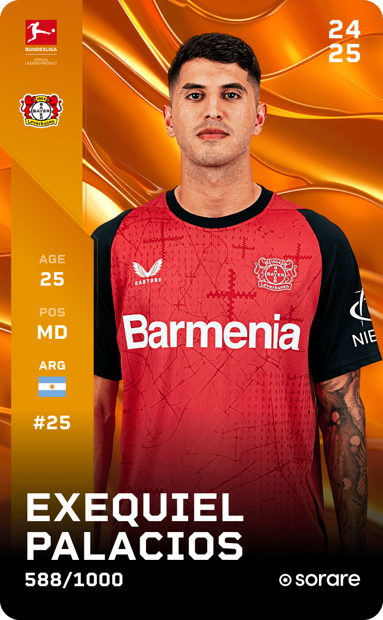 Exequiel Palacios 2024-25 • Limited 588/1000