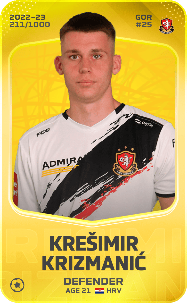 Krešimir Krizmanić 2022-23 • Limited 211/1000