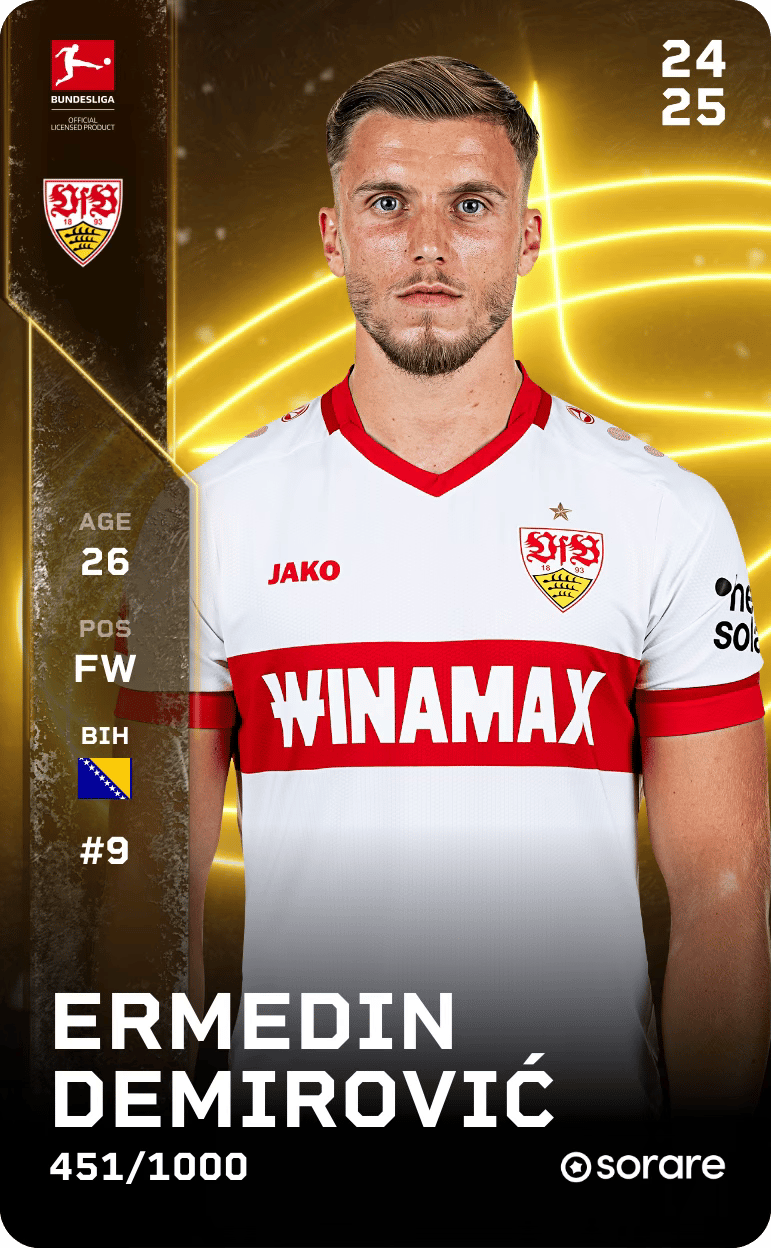 Ermedin Demirović 2024-25 • Limited 451/1000