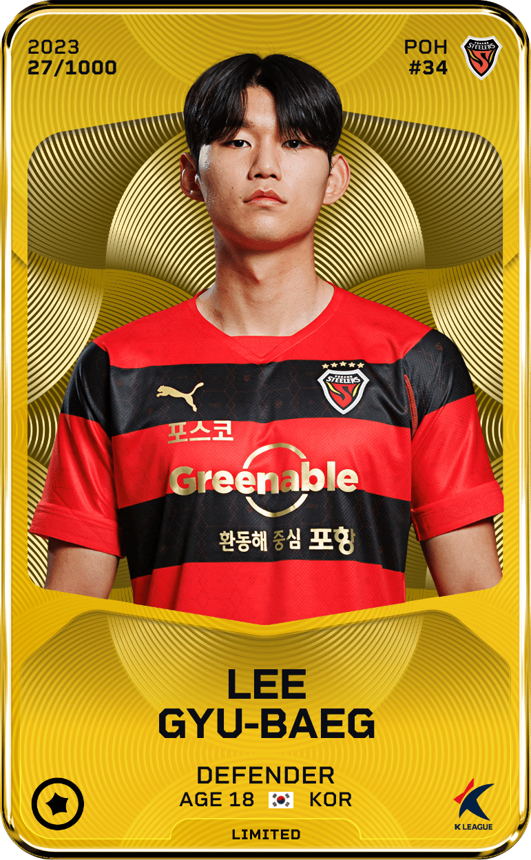 Lee Gyu-Baeg 2023-24 • Limited 27/1000