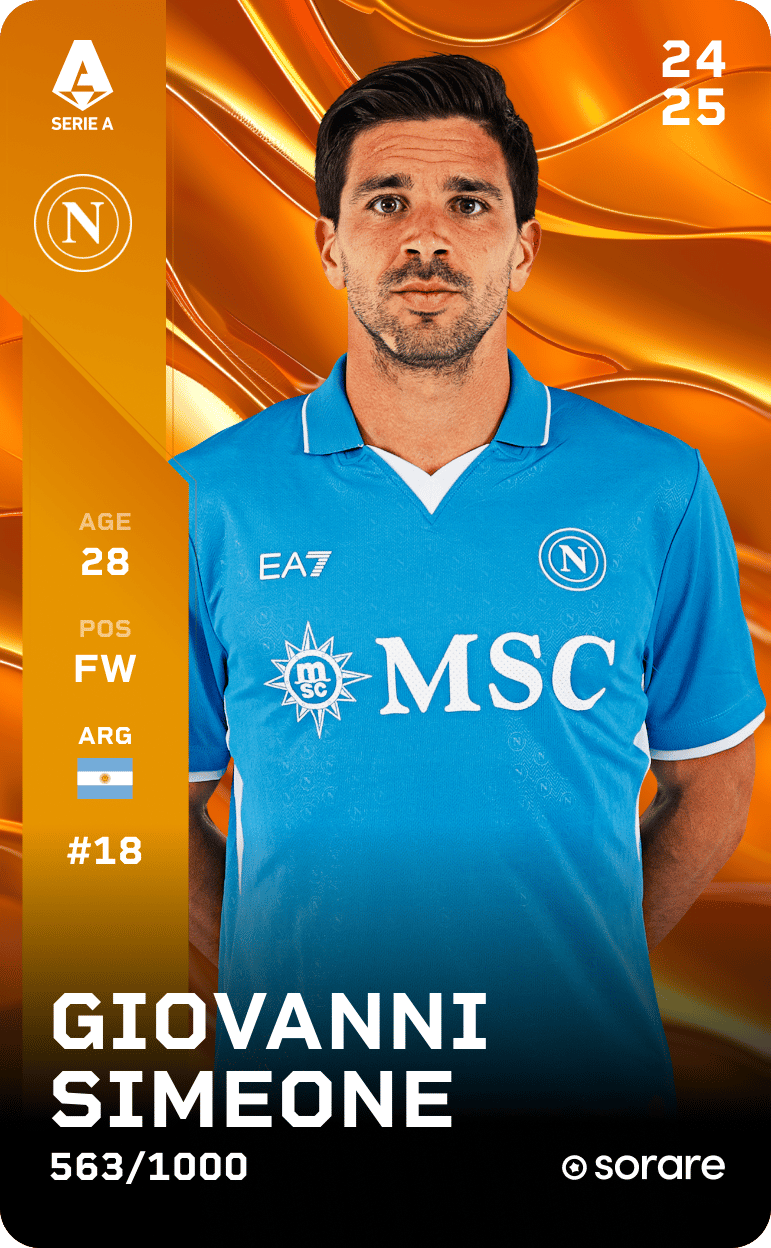 Giovanni Simeone 2024-25 • Limited 563/1000