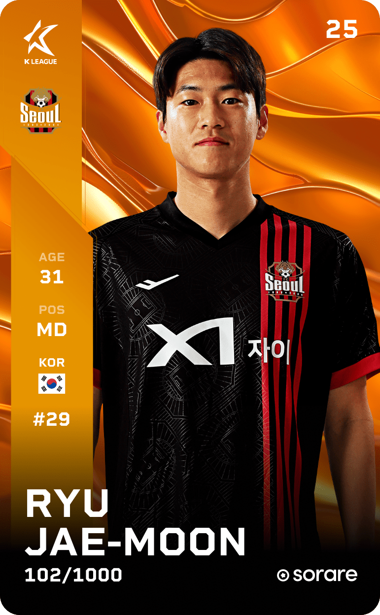 Ryu Jae-Moon 2025-26 • Limited 102/1000