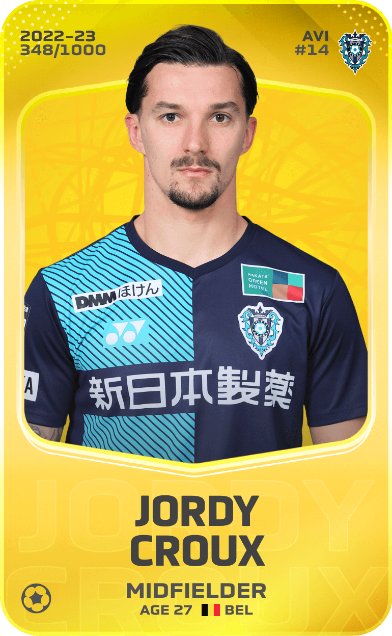 Jordy Croux 2022-23 • Limited 348/1000