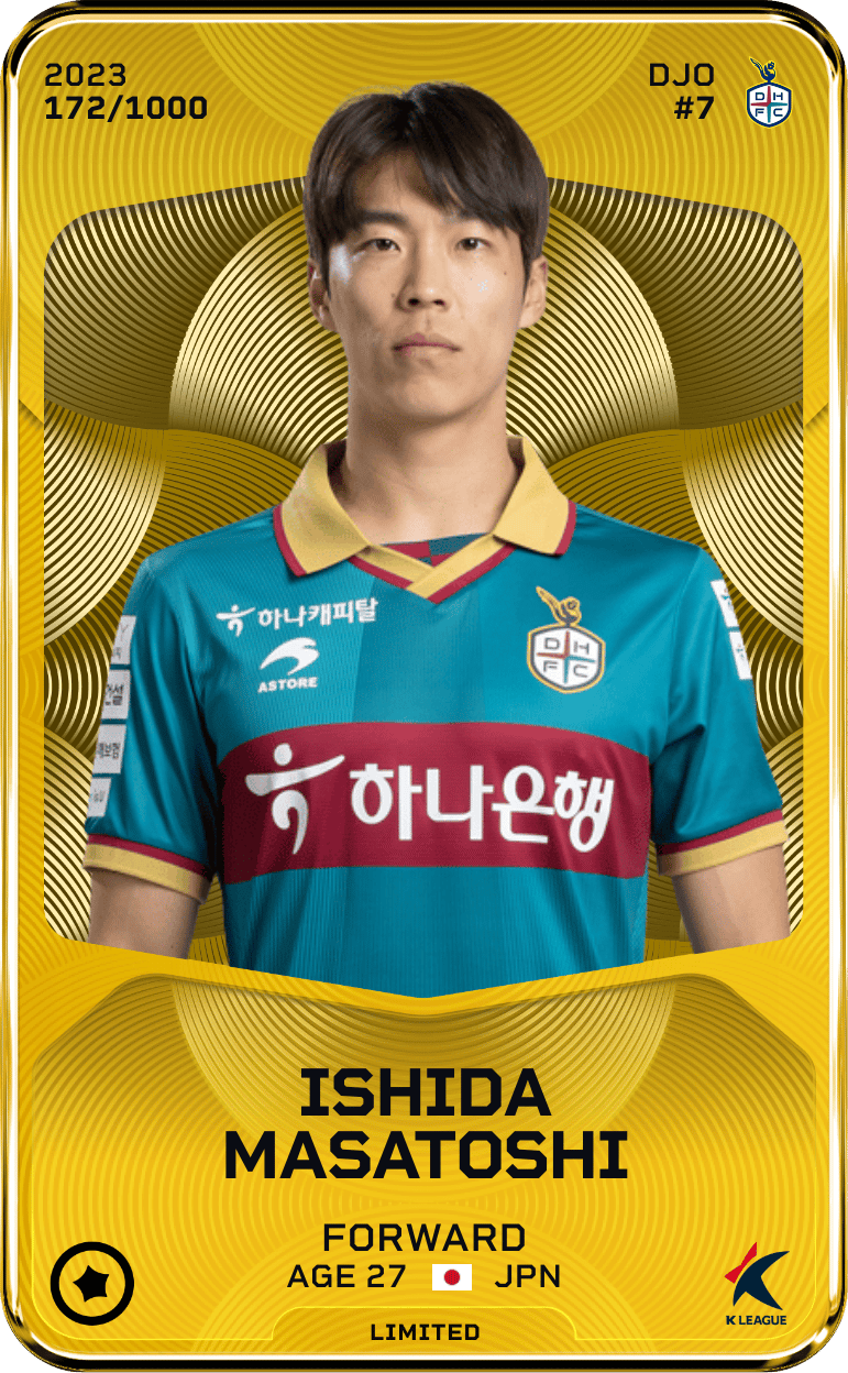 Ishida MASATOSHI 2023-24 • Limited 172/1000