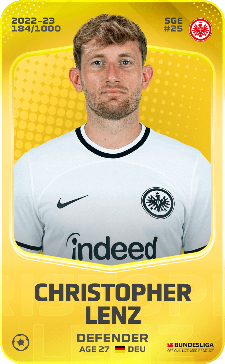 Christopher Lenz 2022-23 • Limited 184/1000