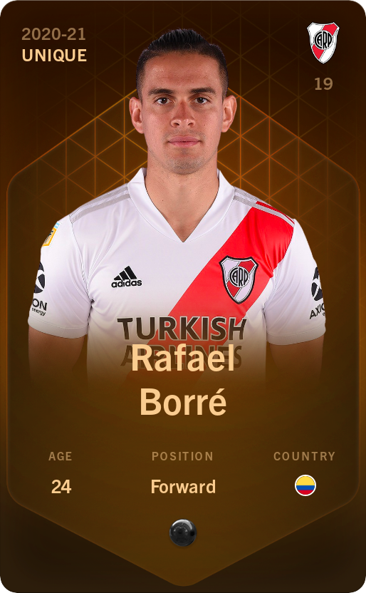 Sorare - Sorare Official - Rafael Borré 2020-21 • Unique - NFT # 106548674172529235449127701953684345104026171969505484122773521326286827939976
