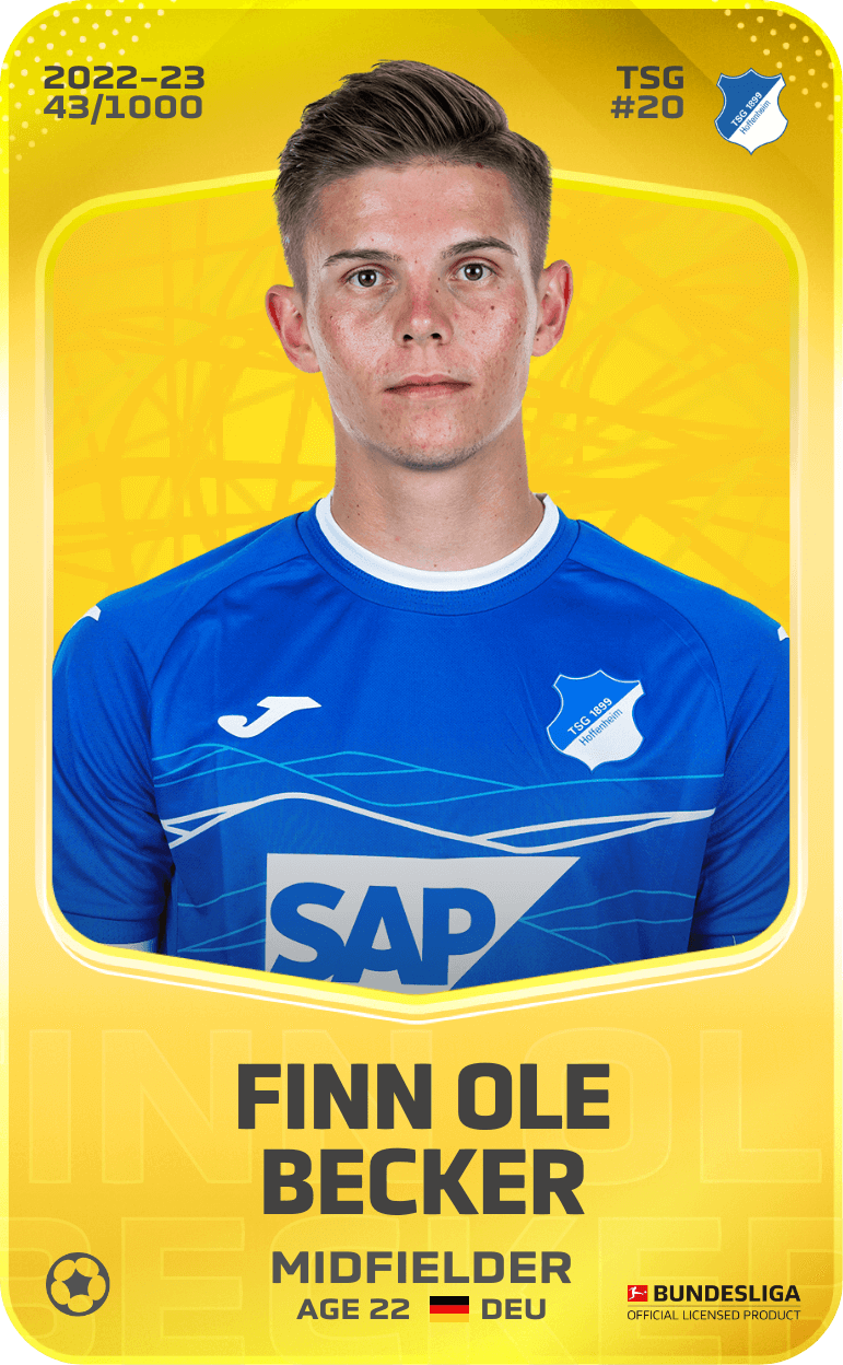 Finn Ole Becker 2022-23 • Limited 43/1000