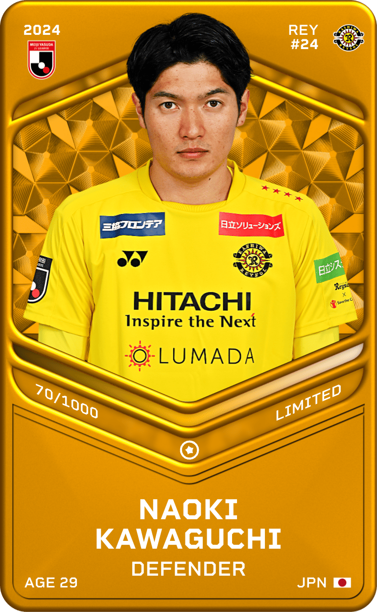 Naoki Kawaguchi 2024-25 • Limited 70/1000