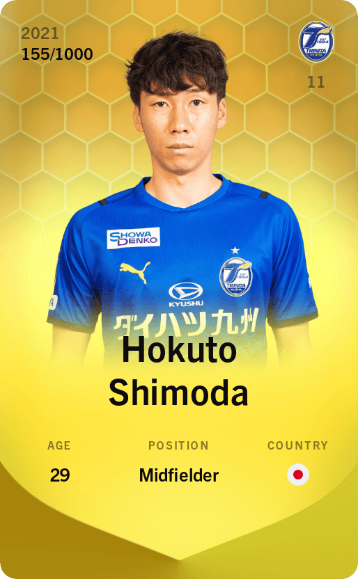 Hokuto Shimoda 2021-22 • Limited 155/1000