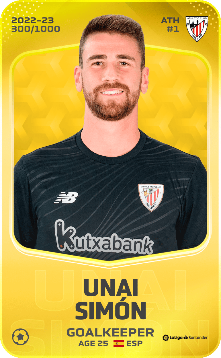 Unai Simón 2022-23 • Limited 300/1000