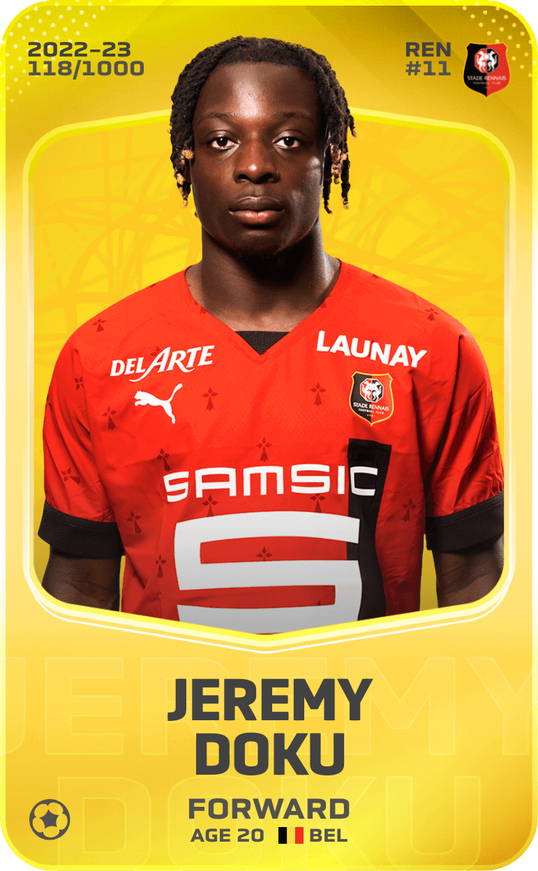 Jeremy Doku 2022-23 • Limited 118/1000