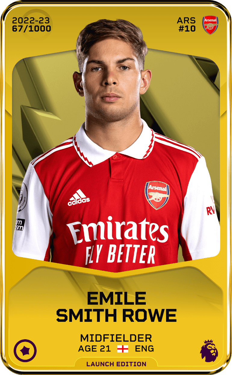 Emile Smith Rowe 2022-23 • Limited 67/1000