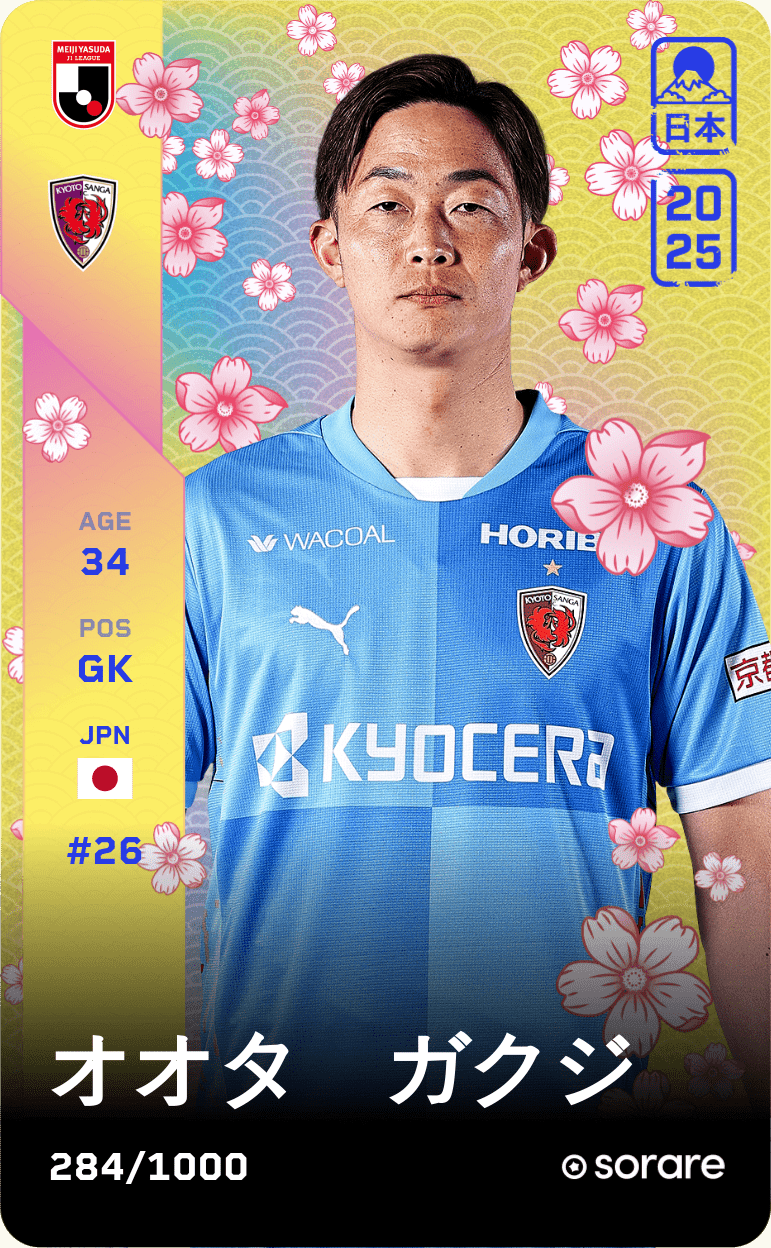 Gakuji Ota 2025-26 • Limited 284/1000