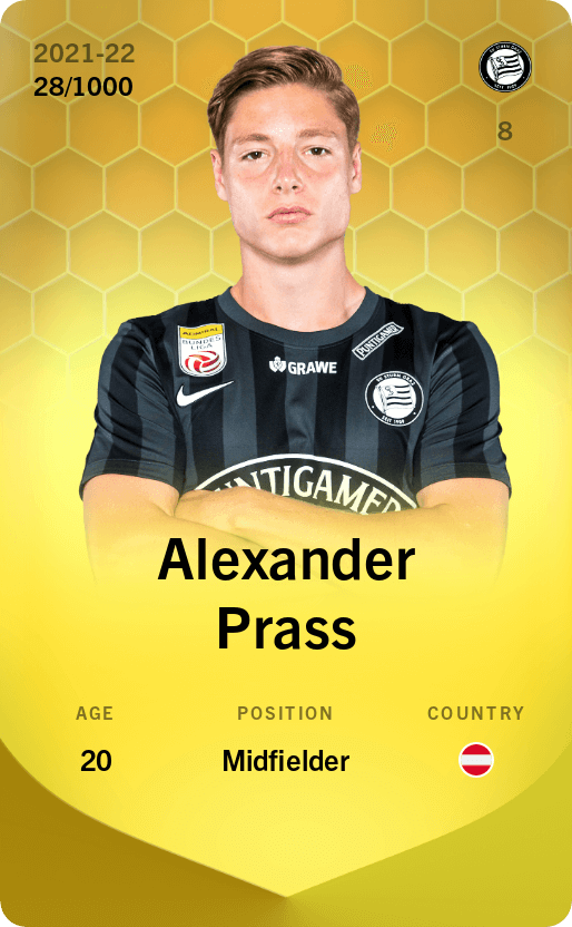 Alexander Prass 2021-22 • Limited 28/1000