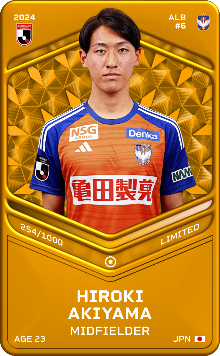 Hiroki Akiyama 2024-25 • Limited 254/1000