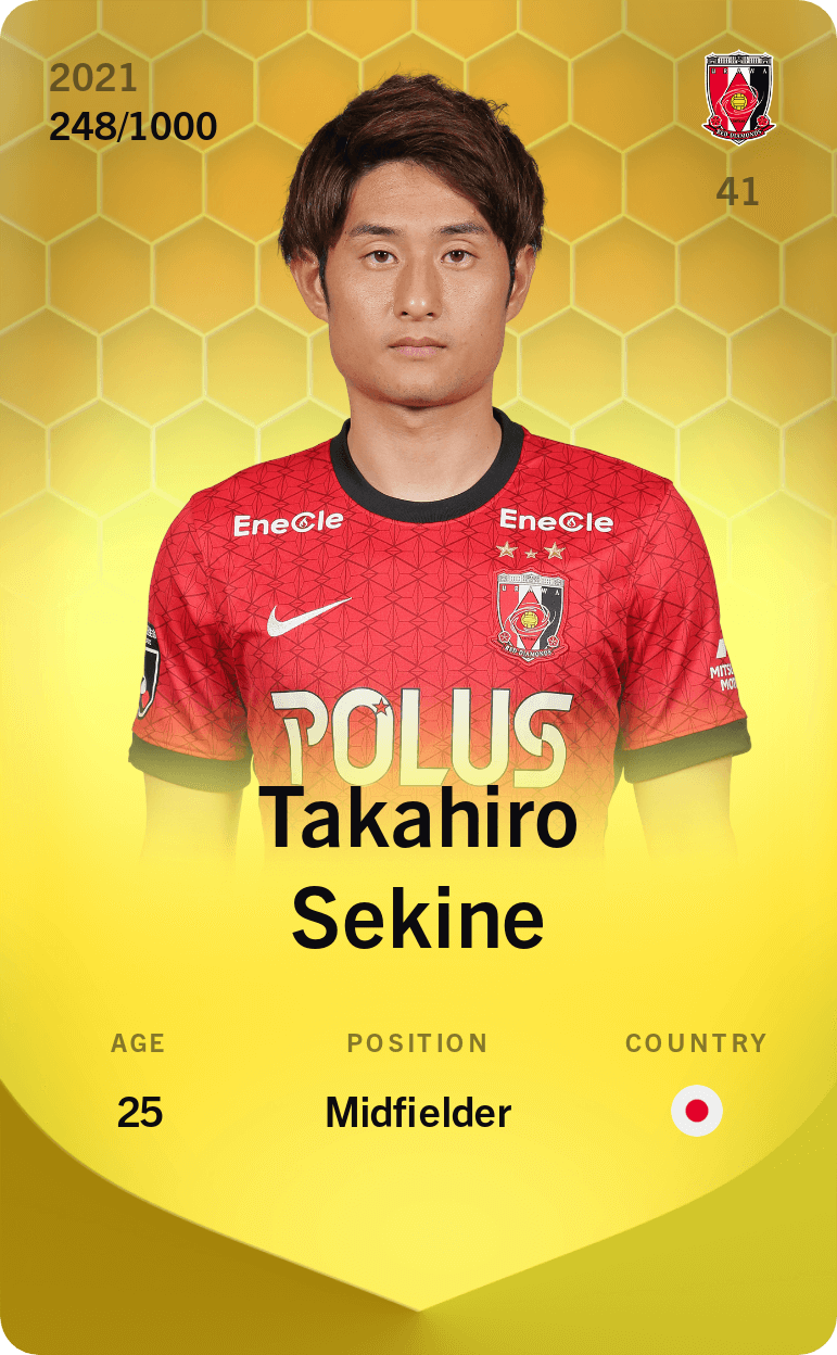 Takahiro Sekine 2021-22 • Limited 248/1000