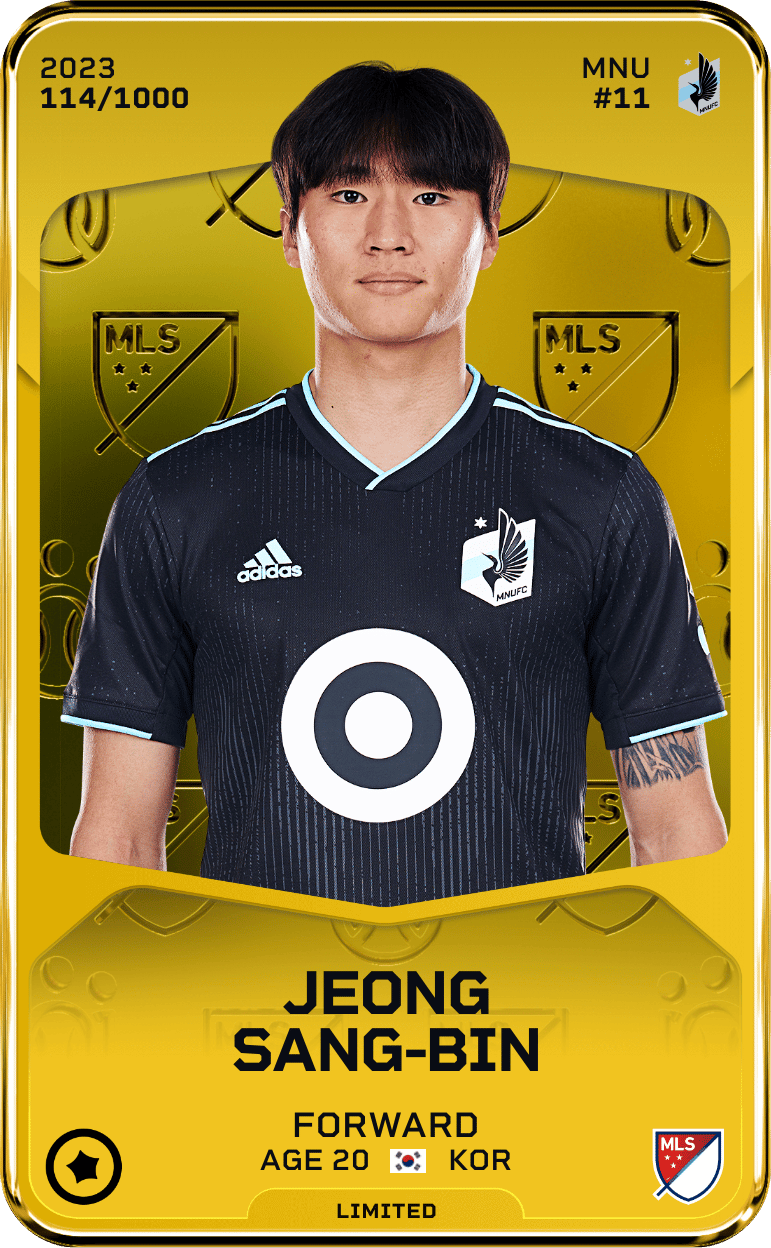 Jeong Sang-Bin 2023-24 • Limited 114/1000