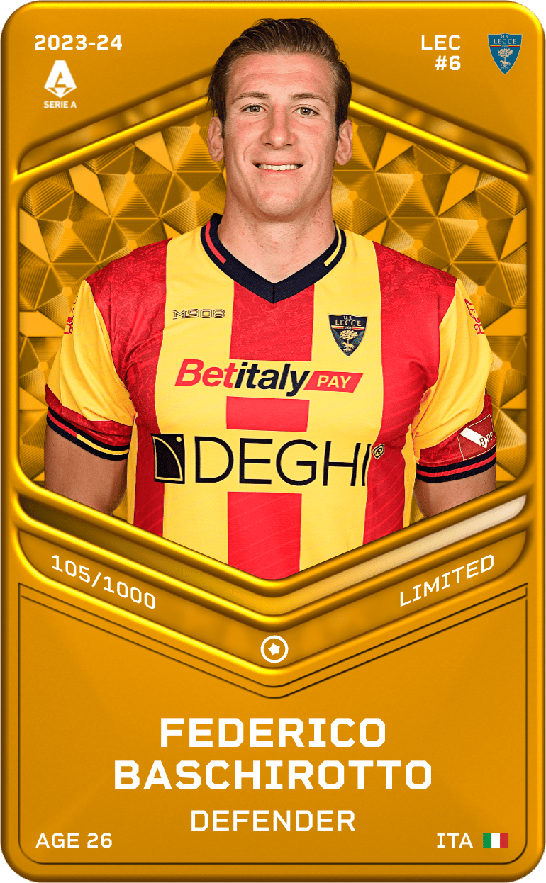 Federico Baschirotto 2023-24 • Limited 105/1000