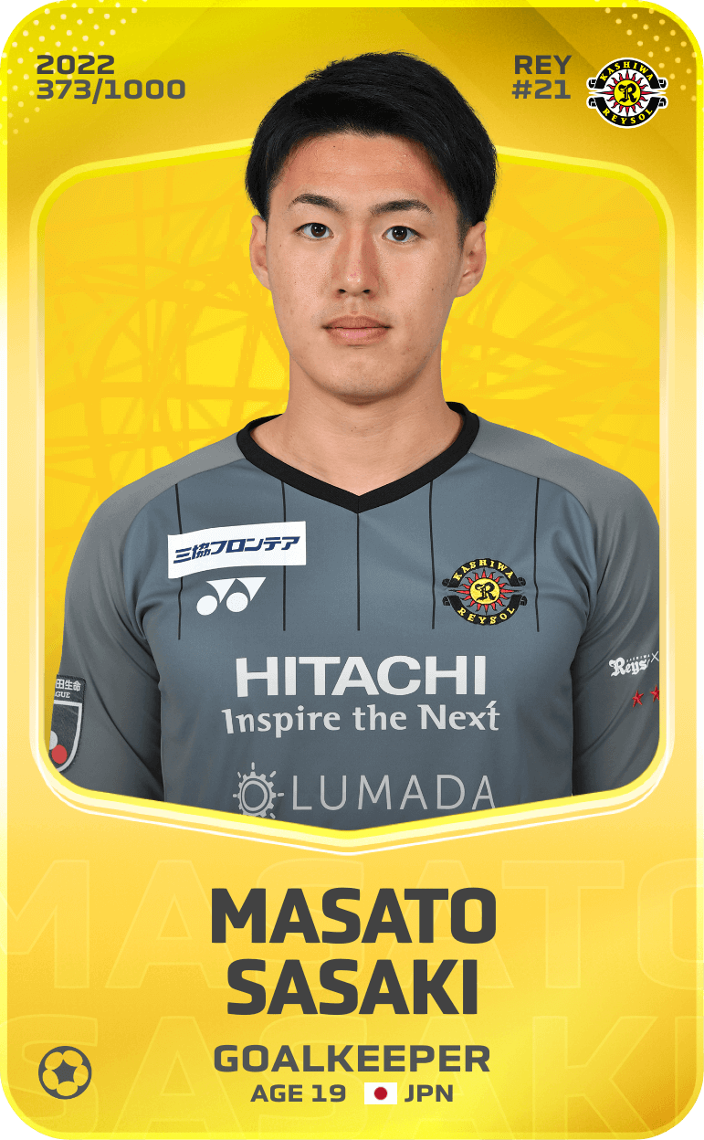 Masato Sasaki 2022-23 • Limited 373/1000