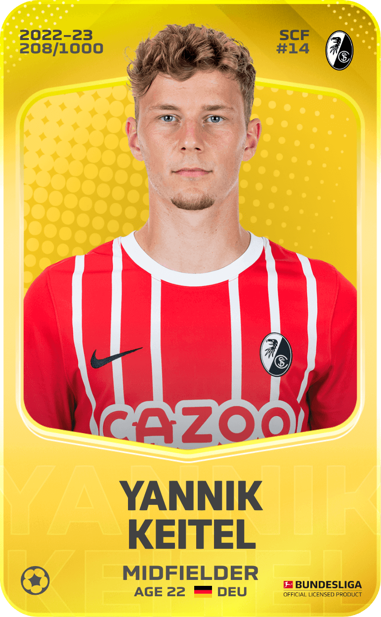 Yannik Keitel 2022-23 • Limited 208/1000