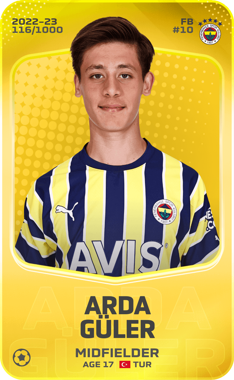 Arda Güler 2022-23 • Limited 116/1000