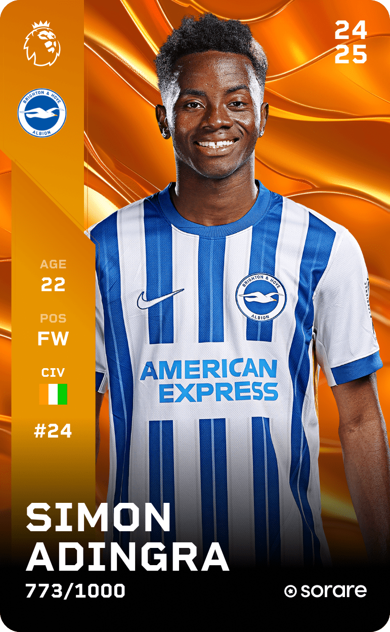 Simon Adingra 2024-25 • Limited 773/1000