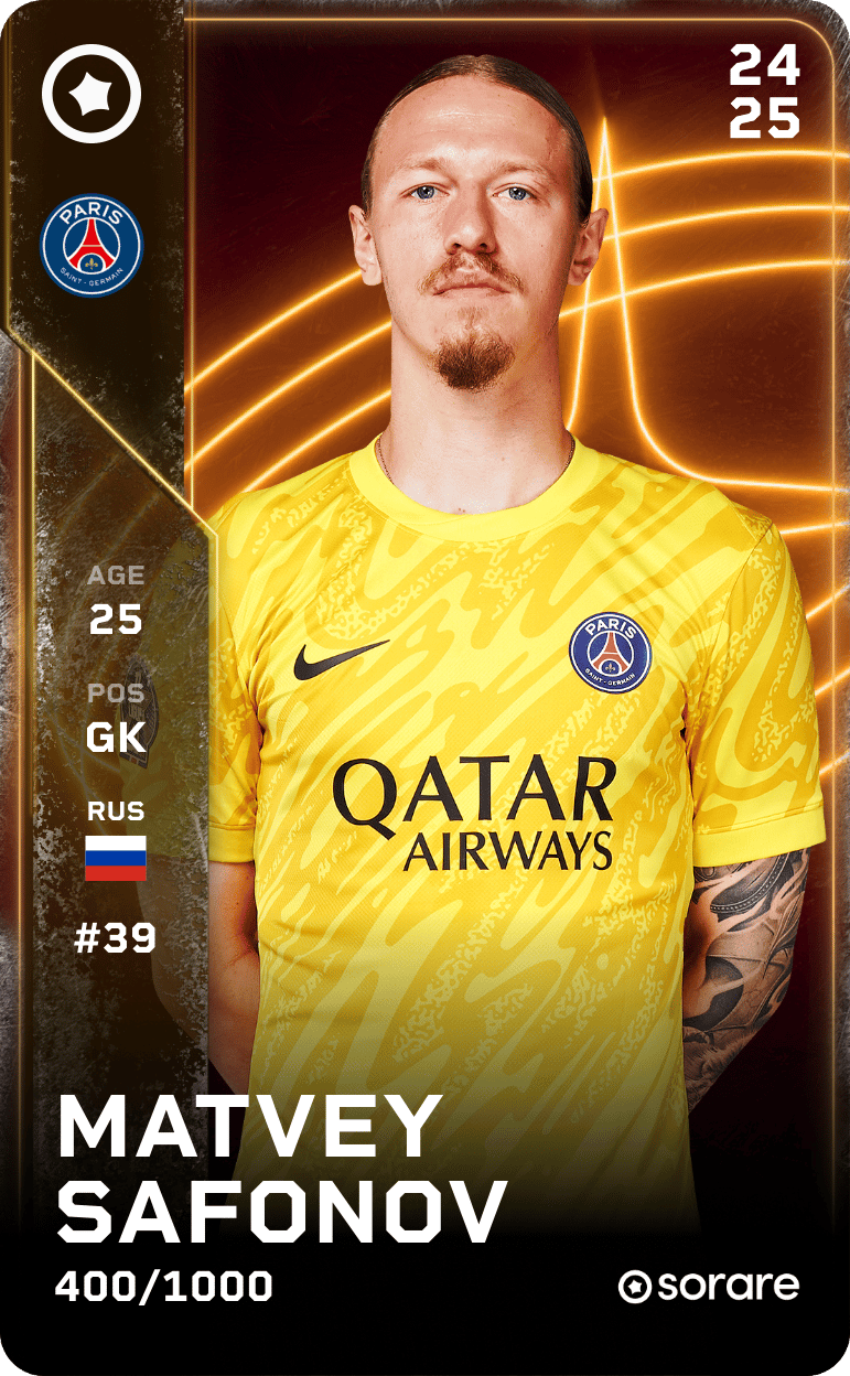 Matvey Safonov 2024-25 • Limited 400/1000