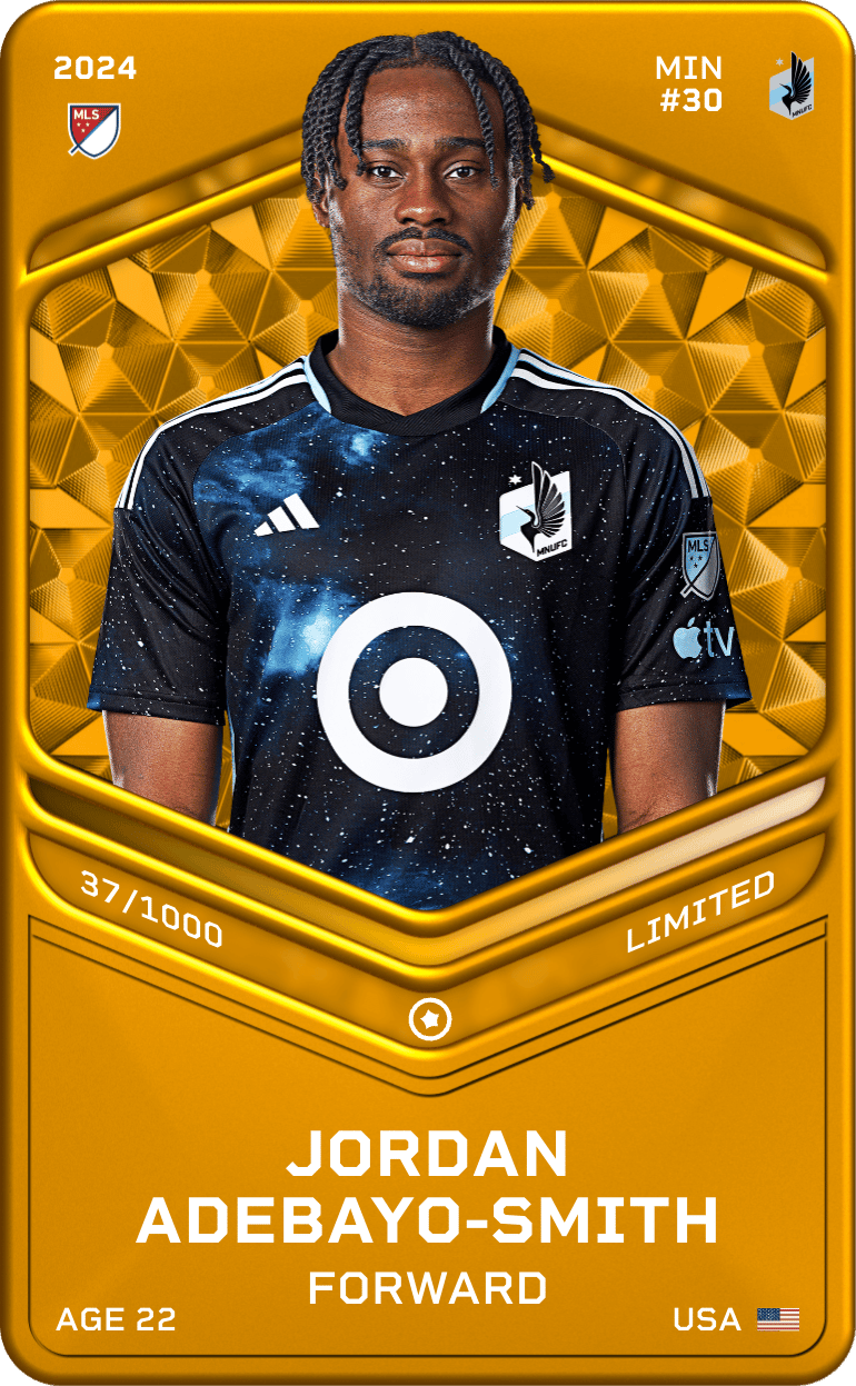Jordan Adebayo-Smith 2024-25 • Limited 37/1000